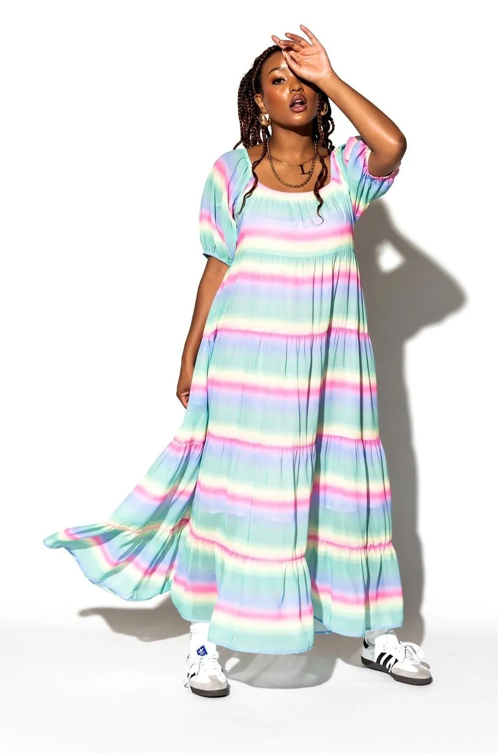 Lucky Lady Maxi Dress in Sugar High