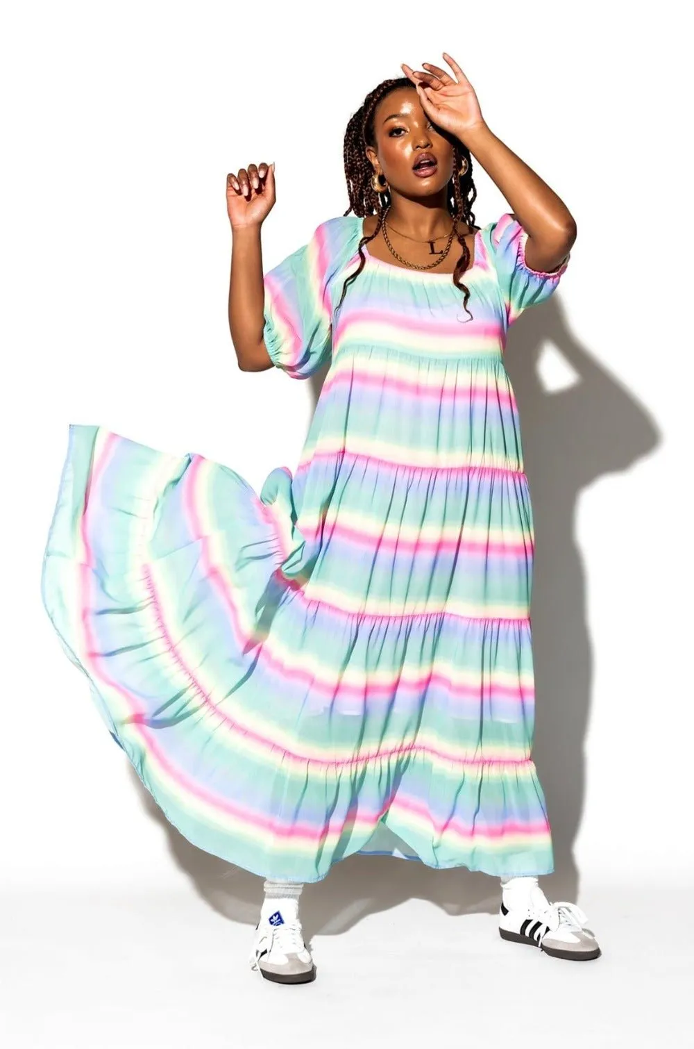 Lucky Lady Maxi Dress in Sugar High