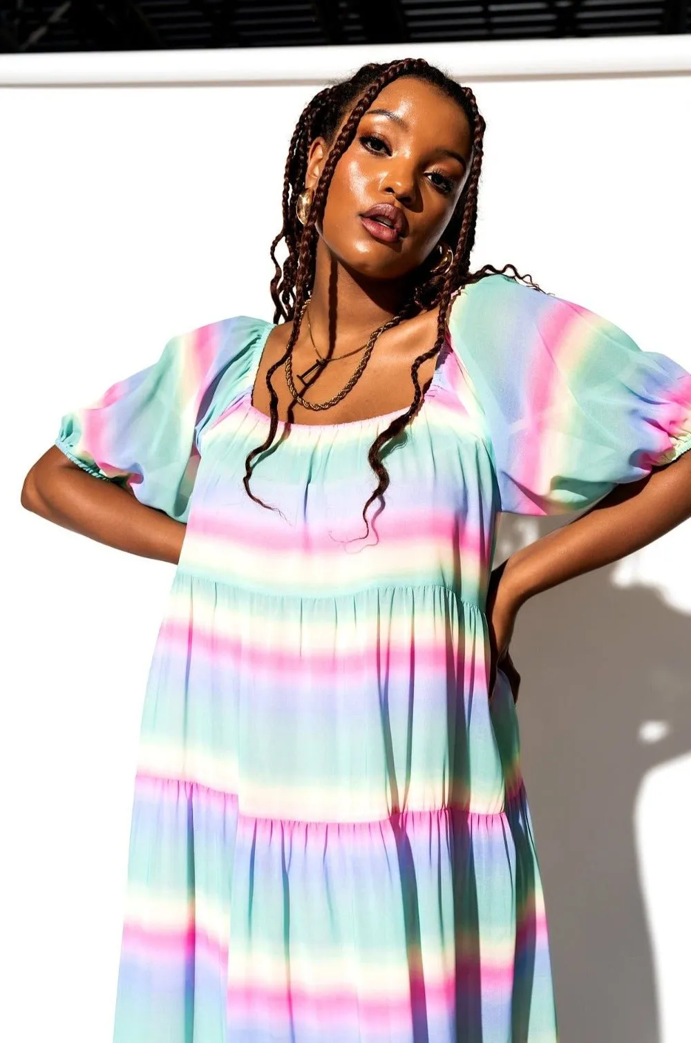 Lucky Lady Maxi Dress in Sugar High