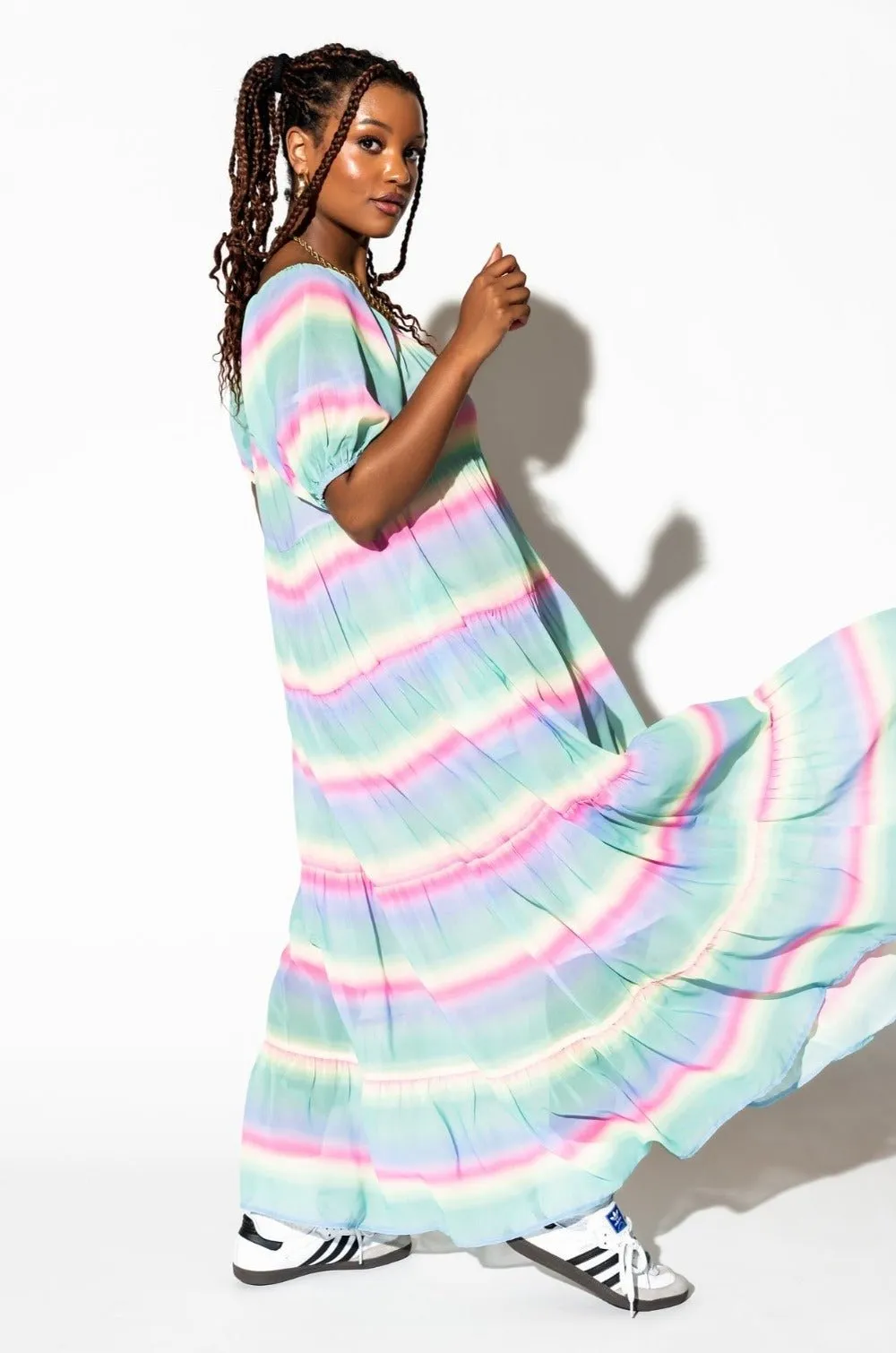 Lucky Lady Maxi Dress in Sugar High