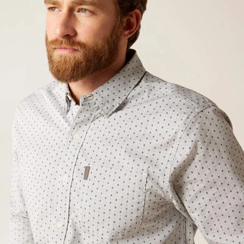 Maddox Stretch Modern Fit Shirt - Grey