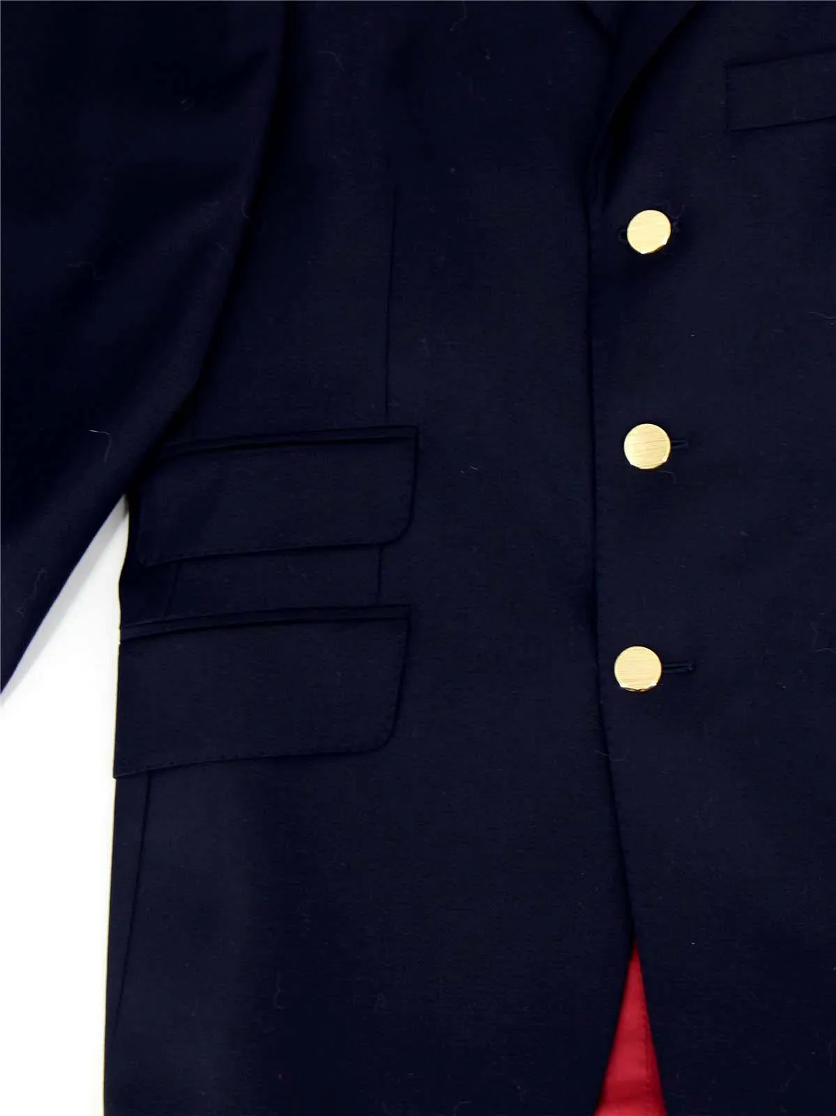 Navy Blue 1960s Look Vintage Blazer
