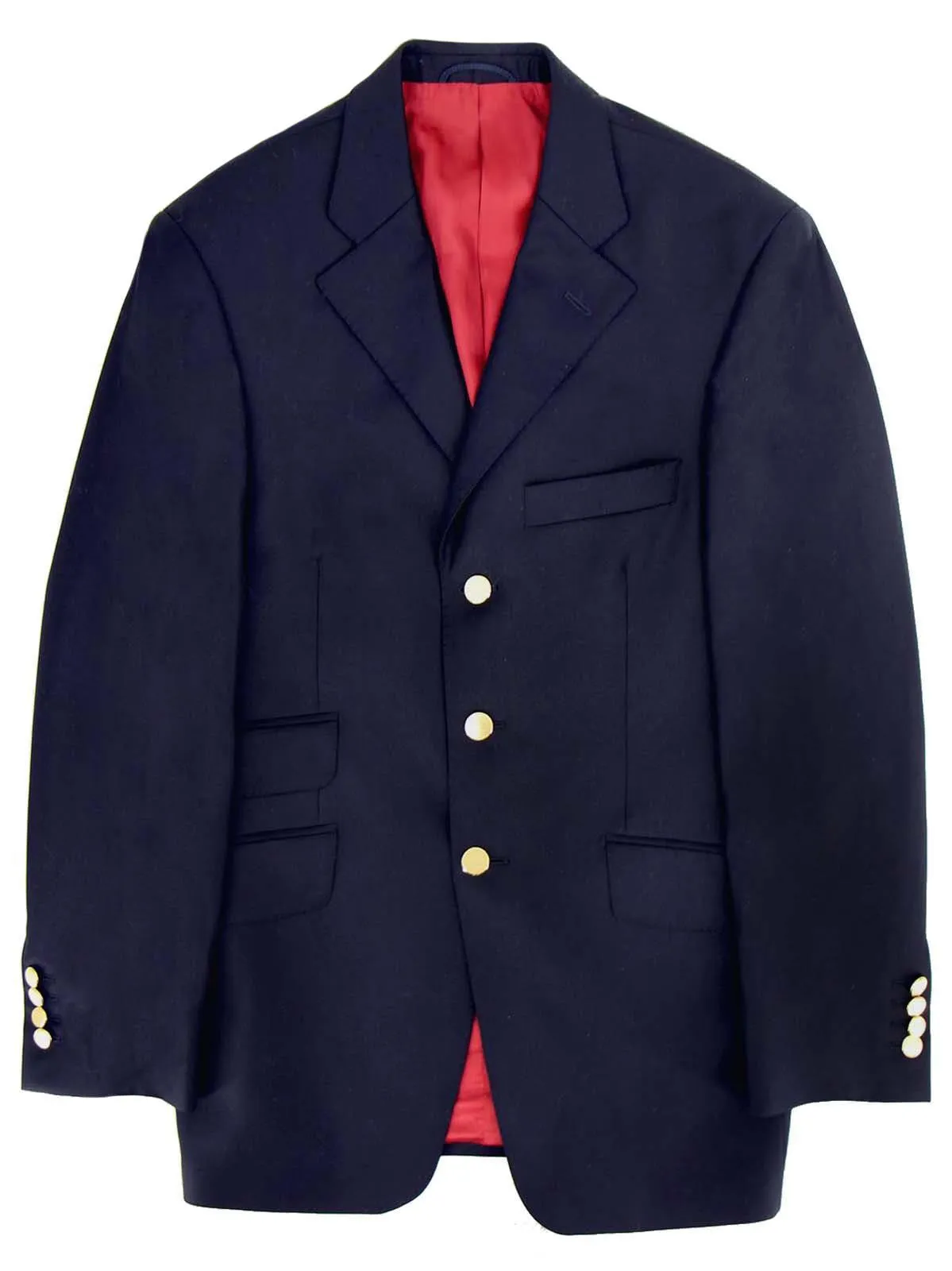 Navy Blue 1960s Look Vintage Blazer