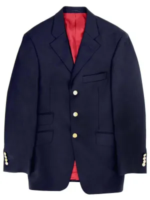 Navy Blue 1960s Look Vintage Blazer