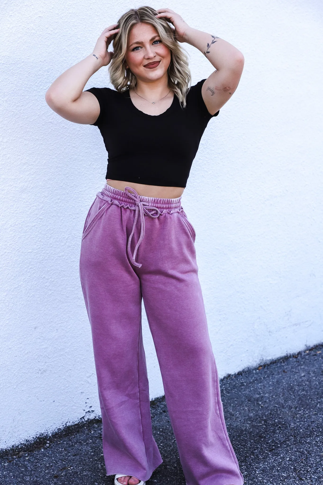 Need To Relax Mauve Lounge Pants