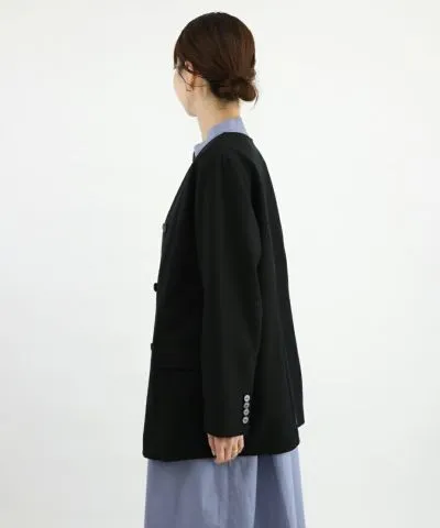 No Collar Double Jacket / COUPE LE COEUR
