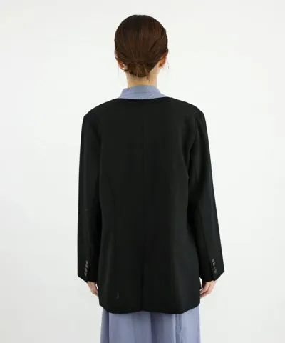 No Collar Double Jacket / COUPE LE COEUR
