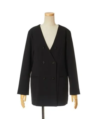 No Collar Double Jacket / COUPE LE COEUR