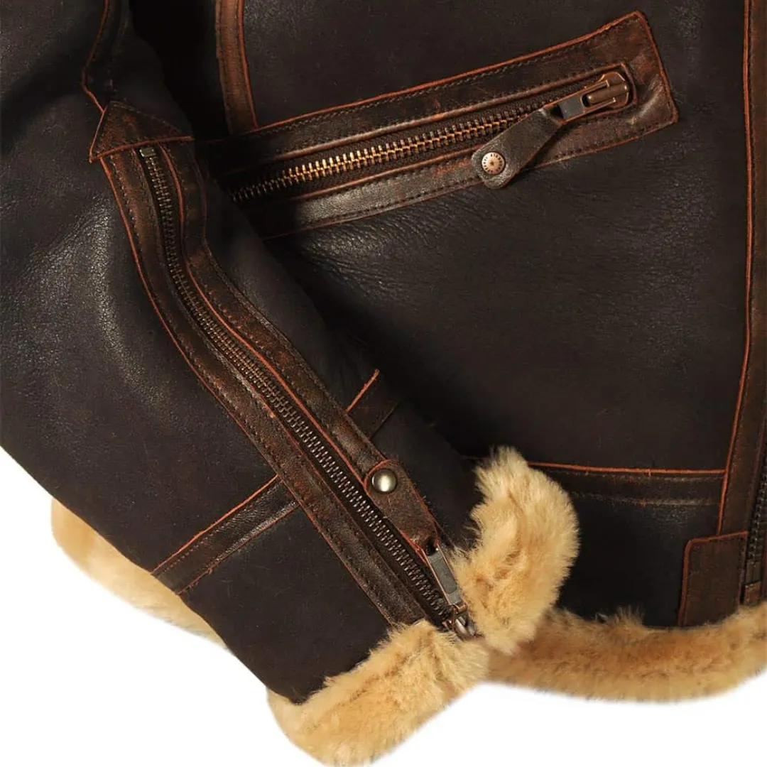 Orion - Aviator Shearling Jacket