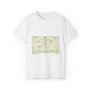 Patent drawing - Drawing of an Improved Method of Constructing Vanes Public domain  image White T-Shirt Gildan 2000 Cotton Unisex