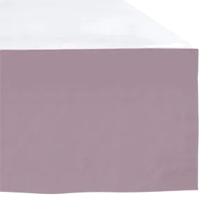 PERLIMPINPIN Crib Bed Skirt - Plum