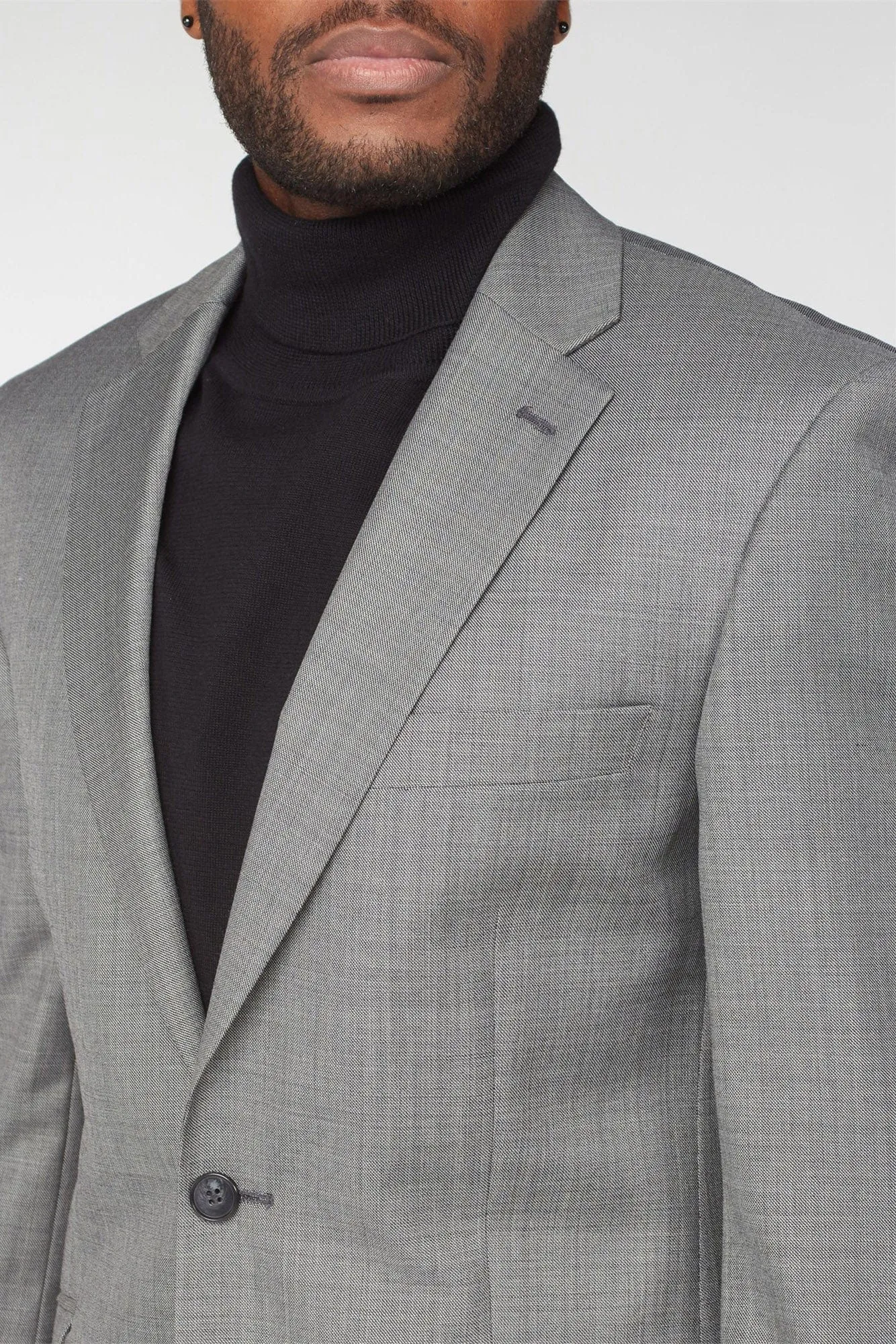 Pick & Pick Classic Fit Suit Jacket - Grey