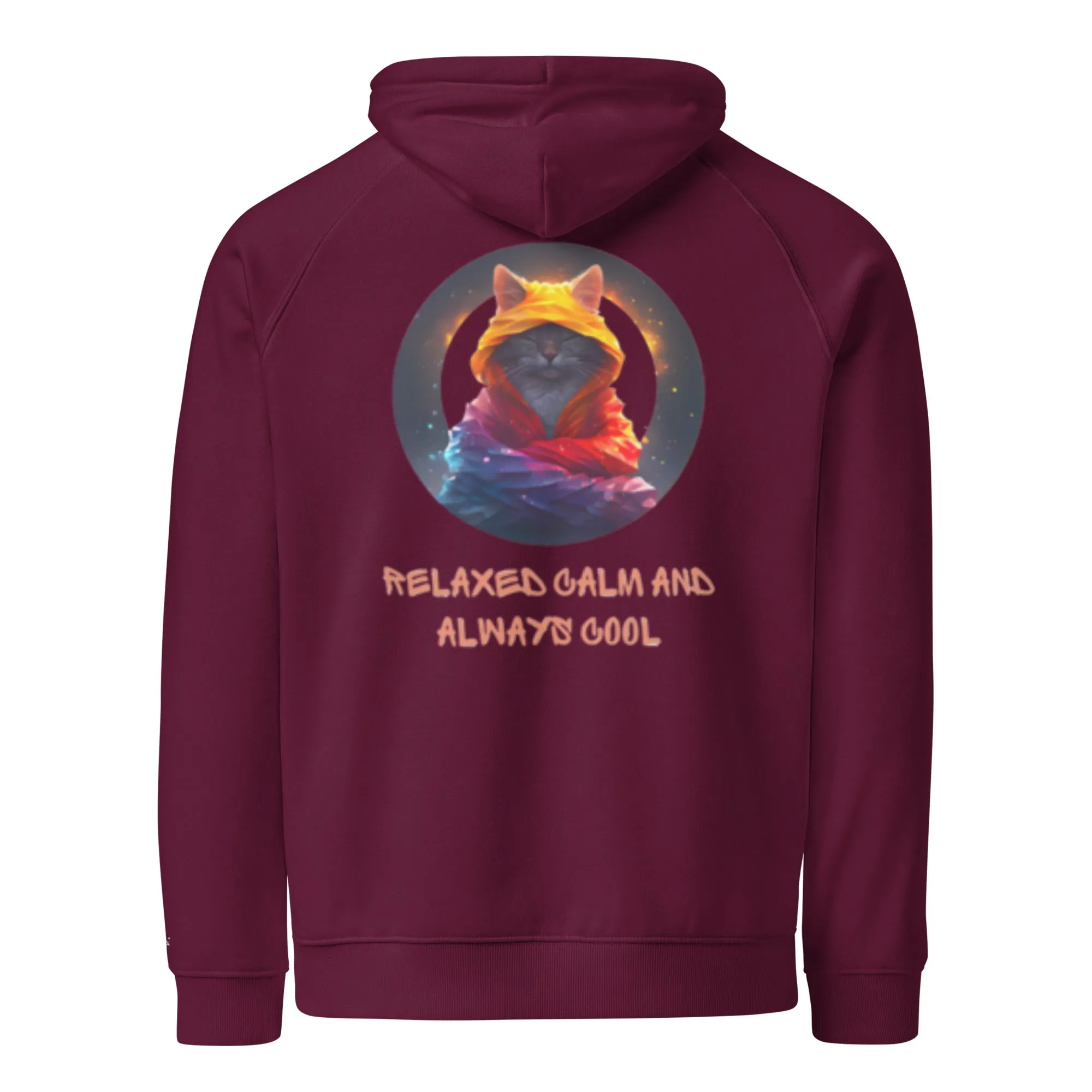 Relaxed Calm and always cool, Unisex Bio-Raglan-Hoodie