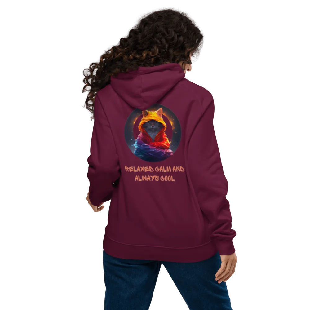 Relaxed Calm and always cool, Unisex Bio-Raglan-Hoodie