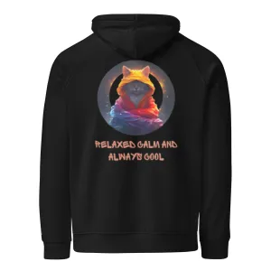 Relaxed Calm and always cool, Unisex Bio-Raglan-Hoodie