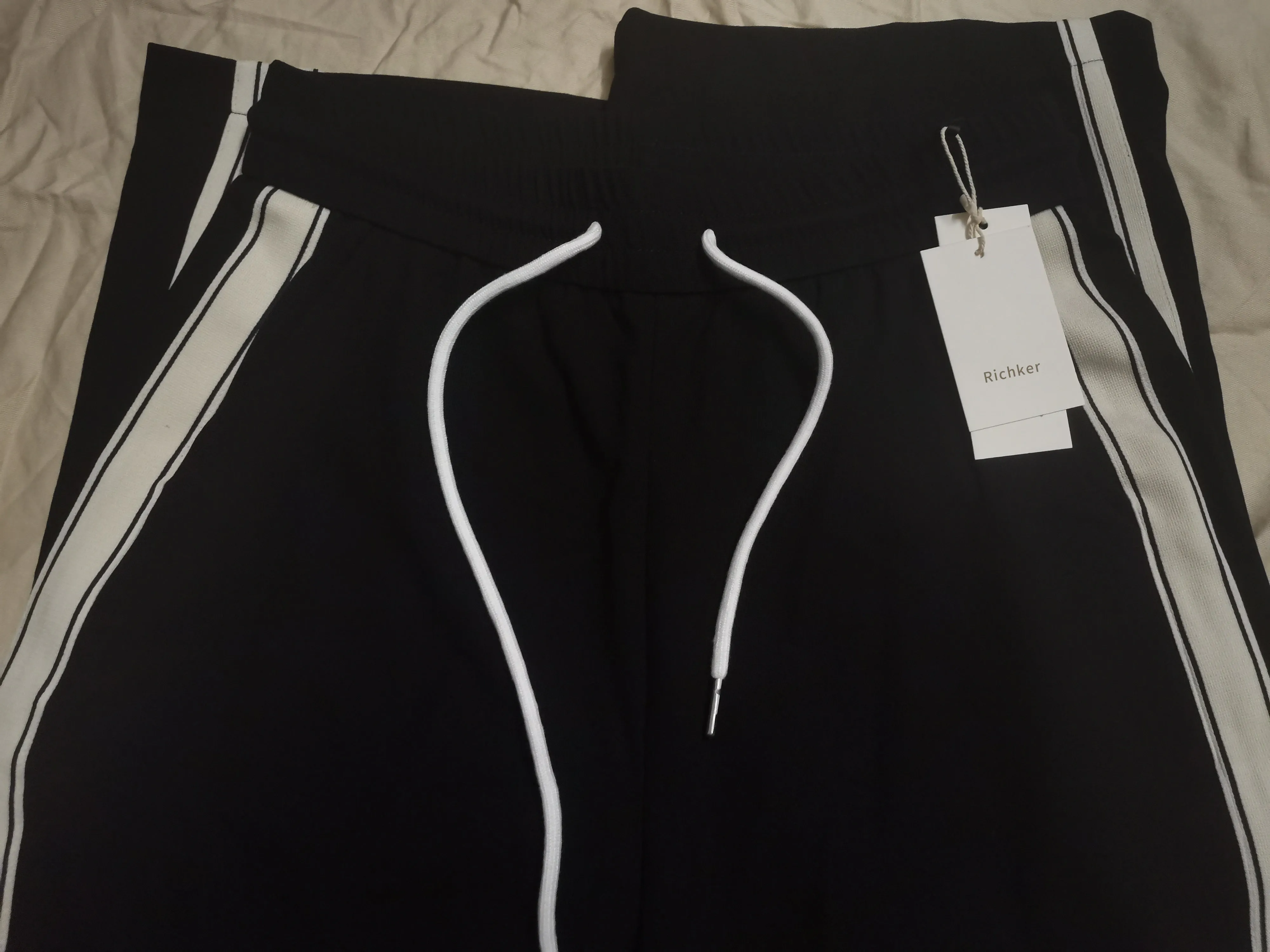 Richker sweatpants, quick drying, lightweight, comfortable, black