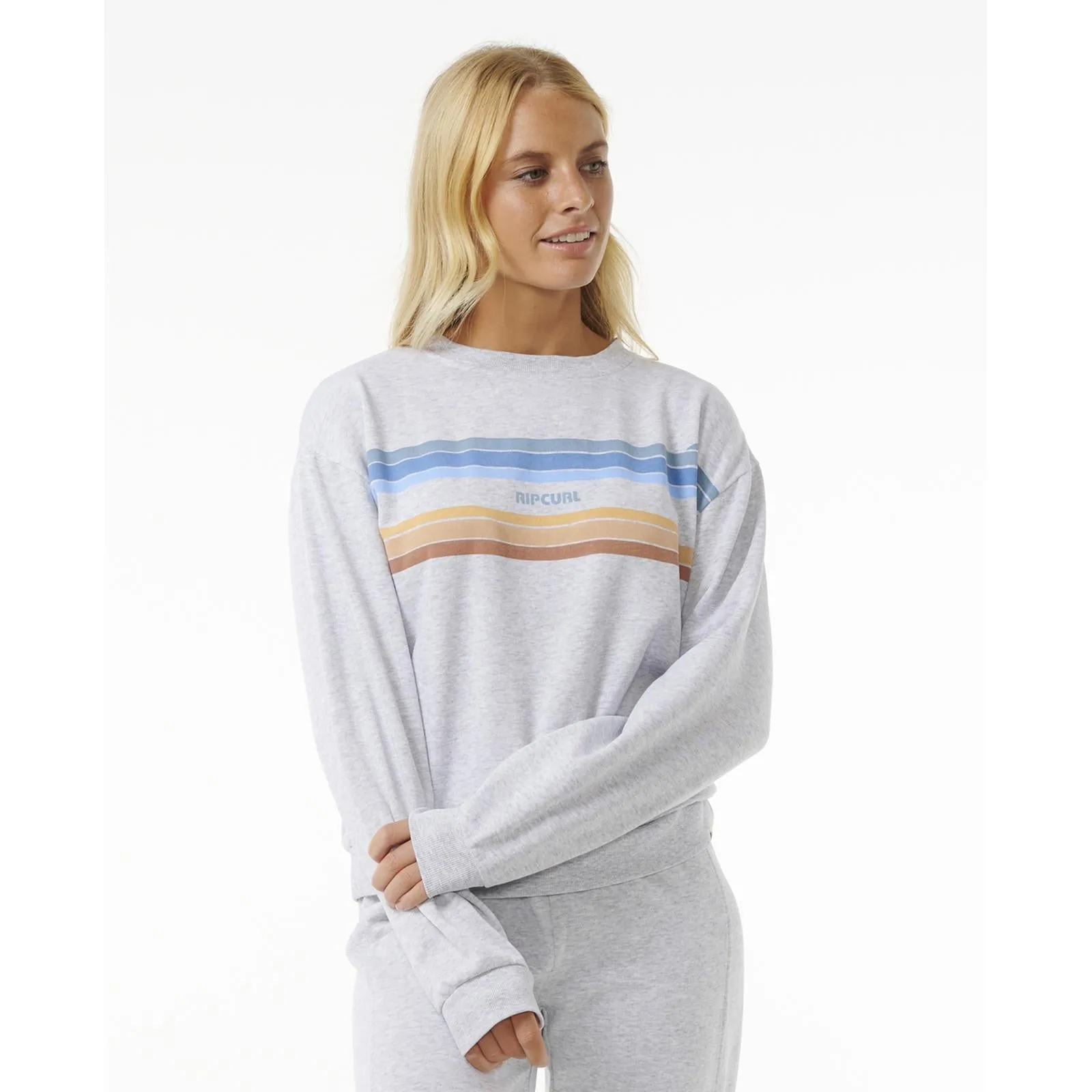 Rip Curl Womens High Tide Surf Crew Neck Sweatshirt