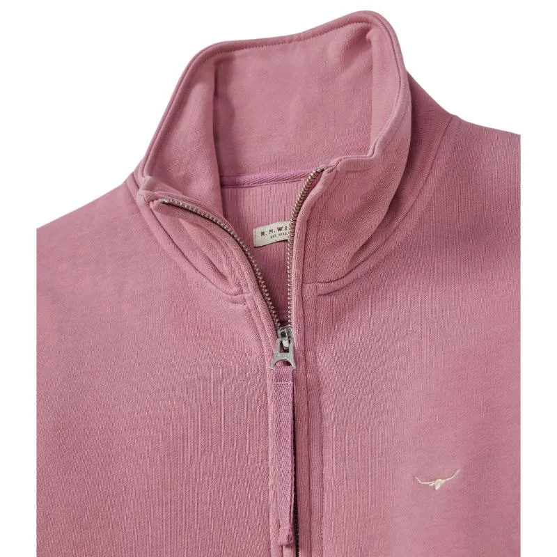 R.M.Williams Trickett Ladies Zip Neck Sweatshirt - Pink