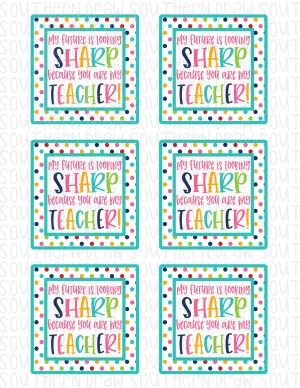 Sharp Teacher Tag