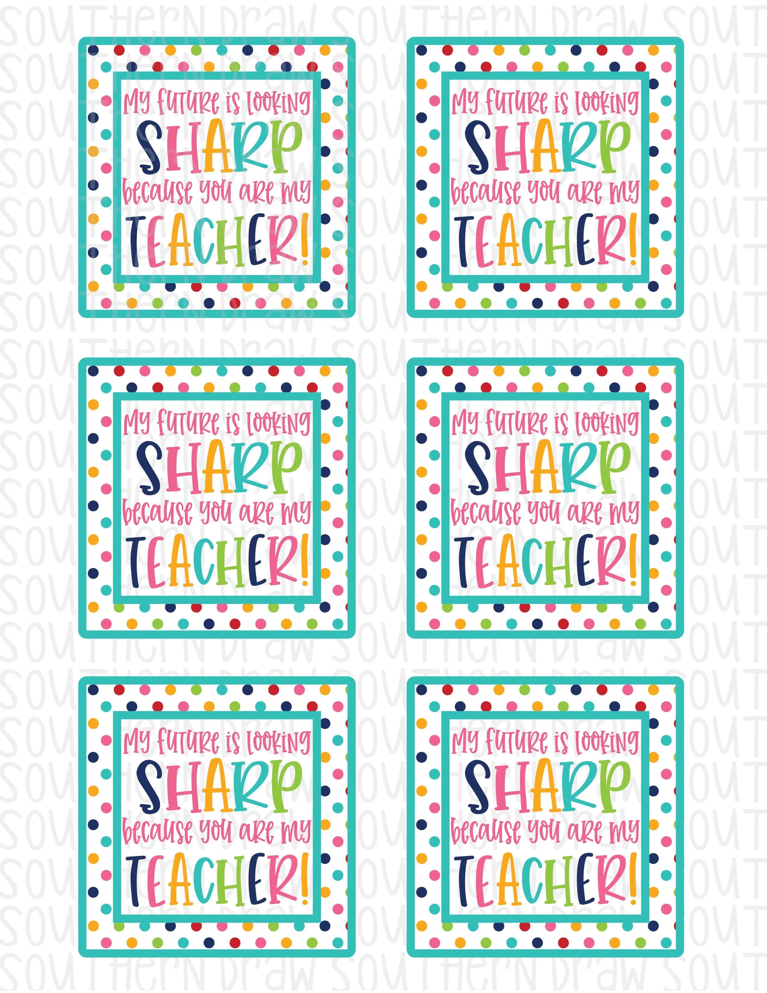 Sharp Teacher Tag