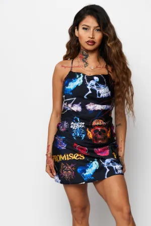 Simulation Satin Dress