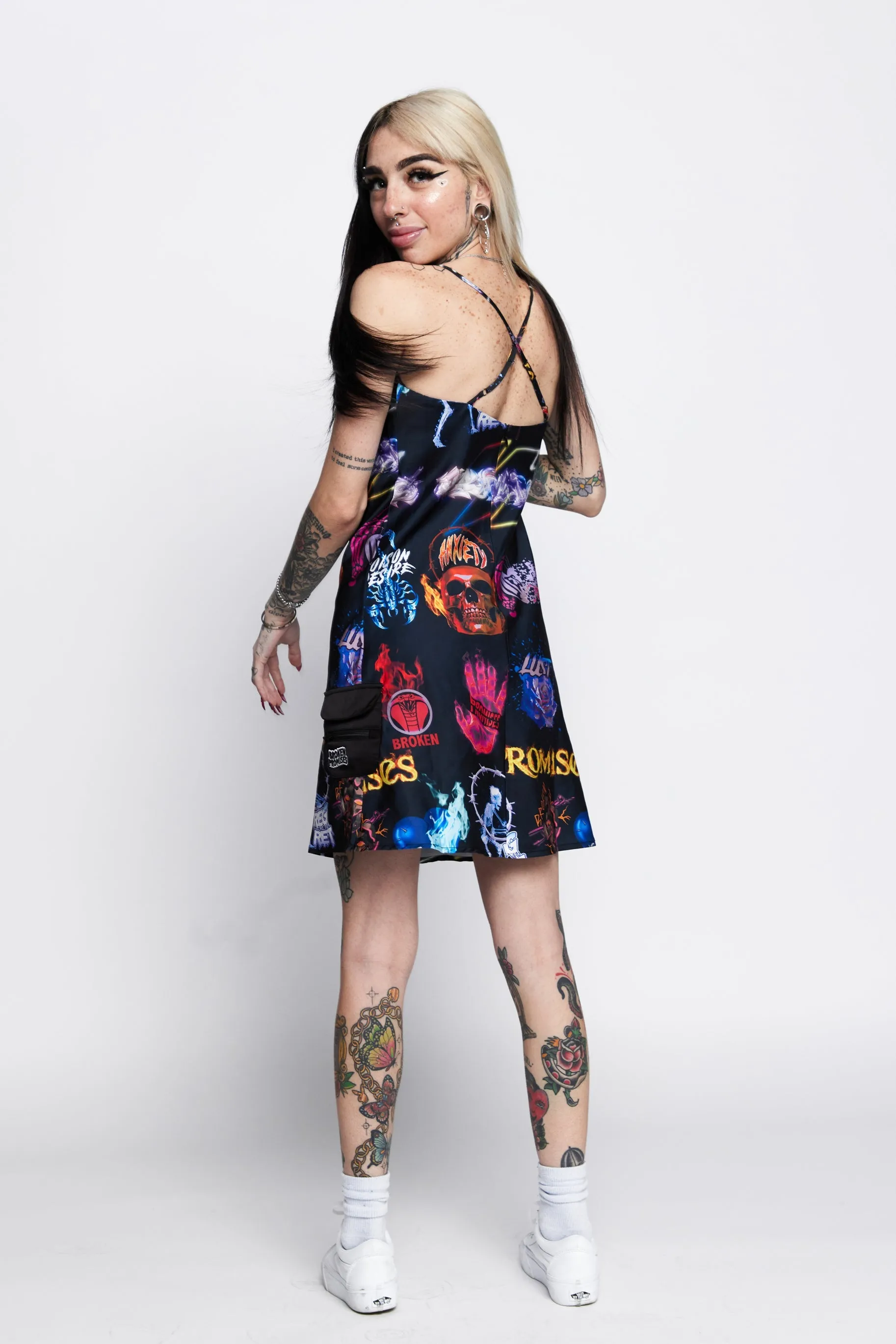 Simulation Satin Dress
