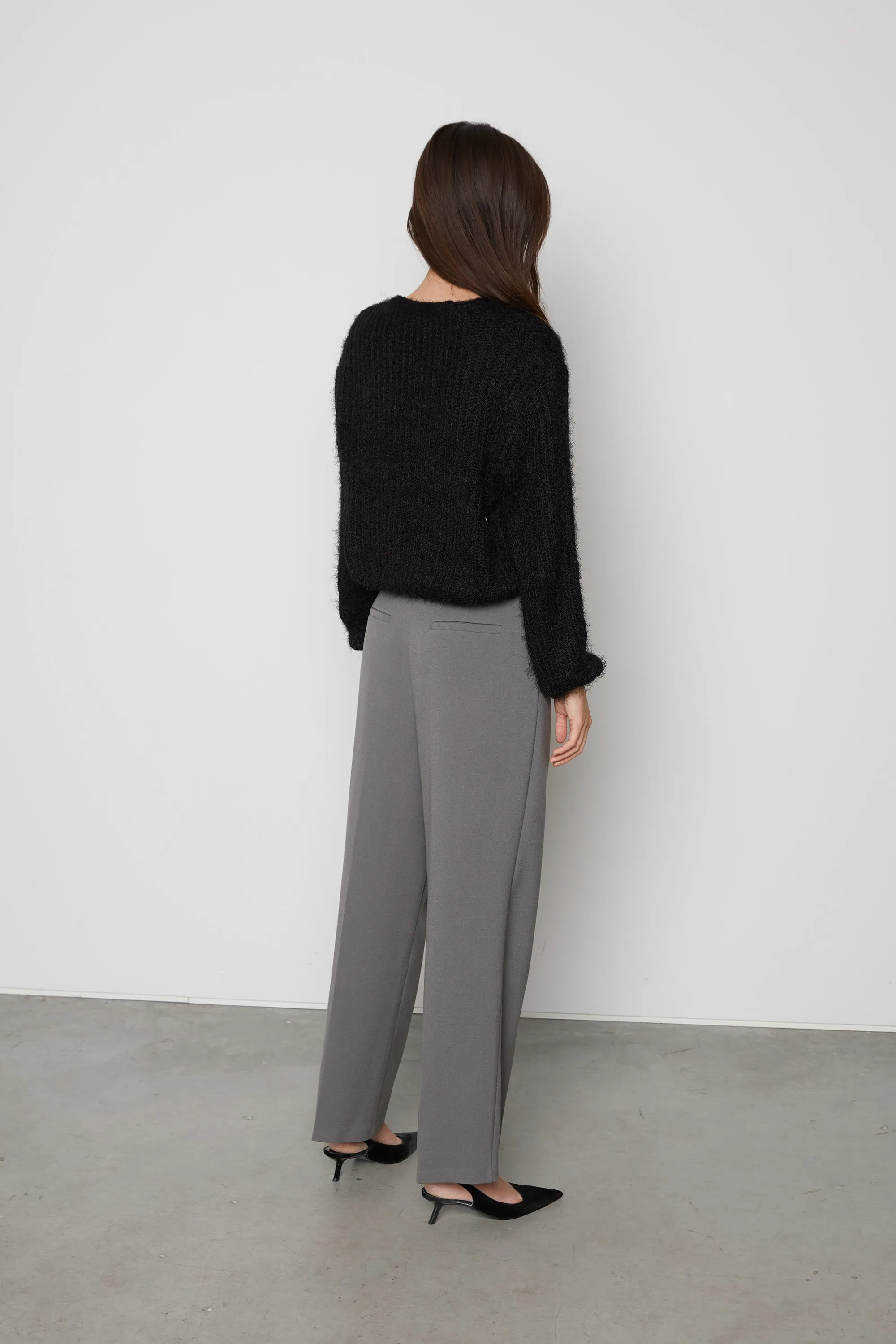 SINGLE BUTTON CARDIGAN