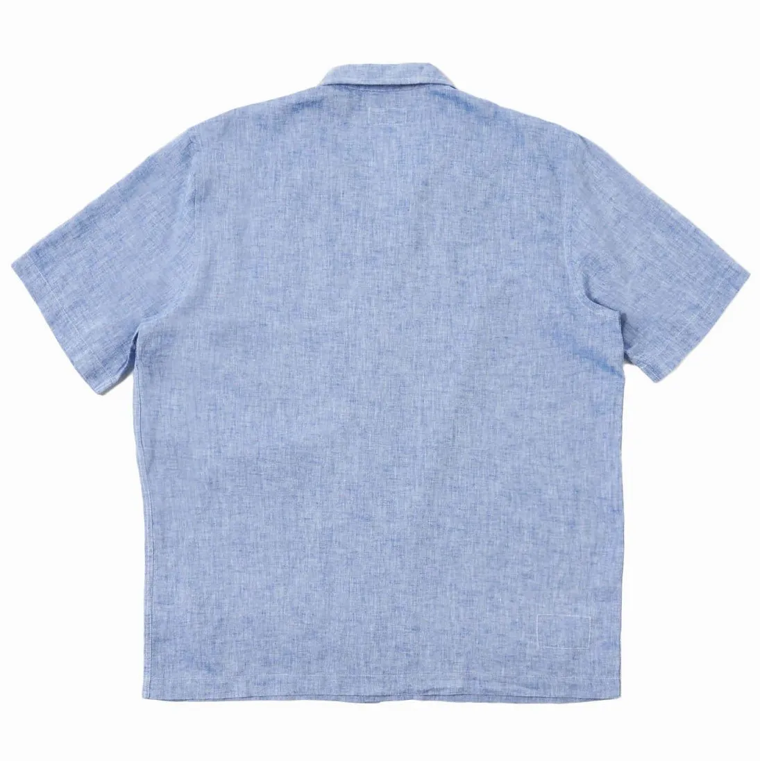 Slub Linen Mix Road Shirt Blue