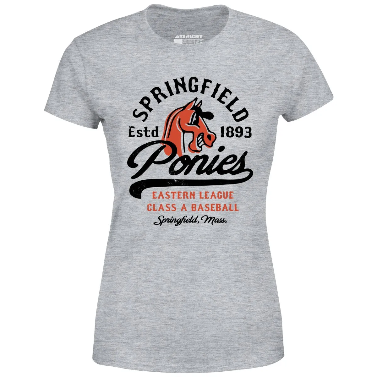 Springfield Ponies - Massachusetts - Vintage Defunct Baseball Teams - Women's T-Shirt