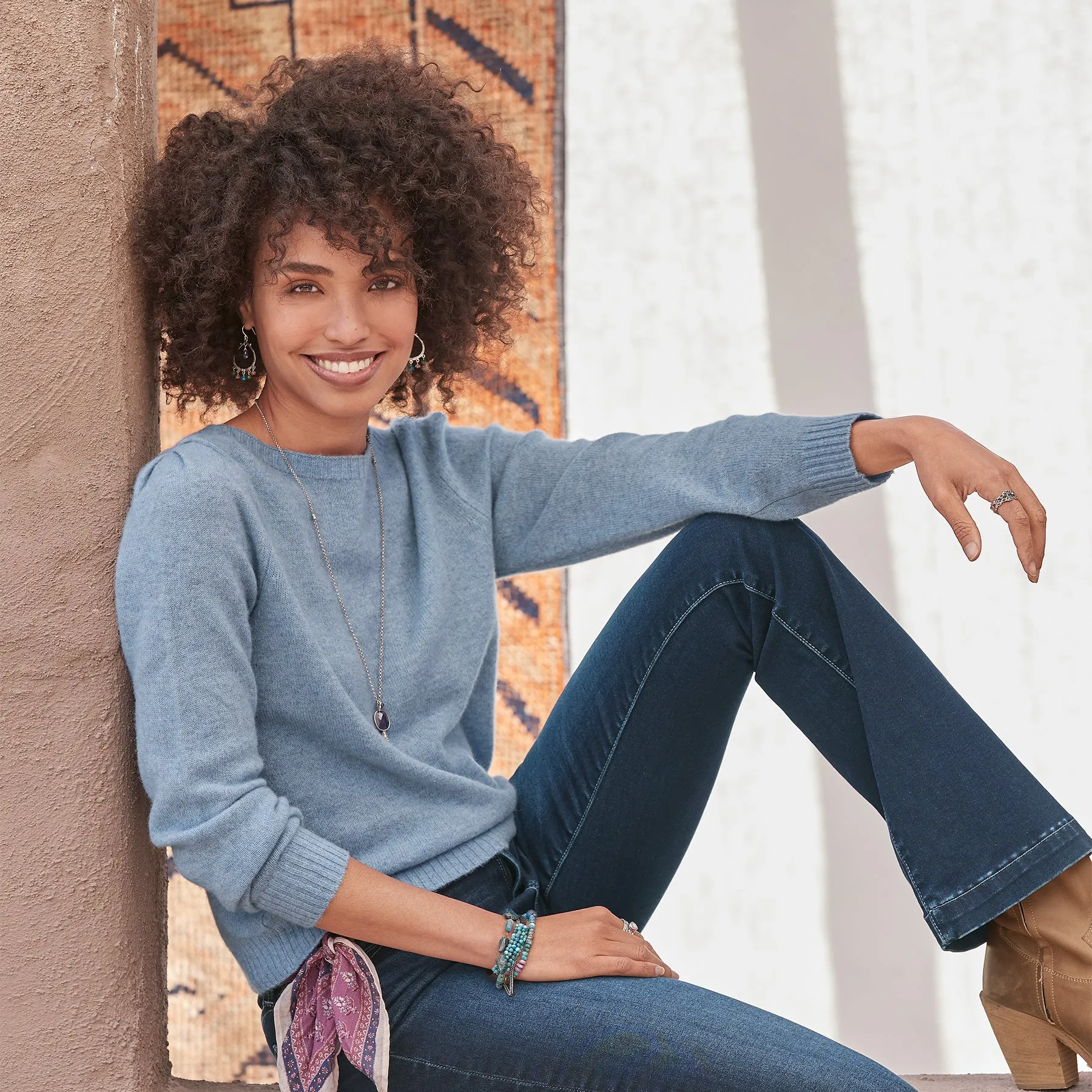 Stephany Cashmere Sweater, Petite