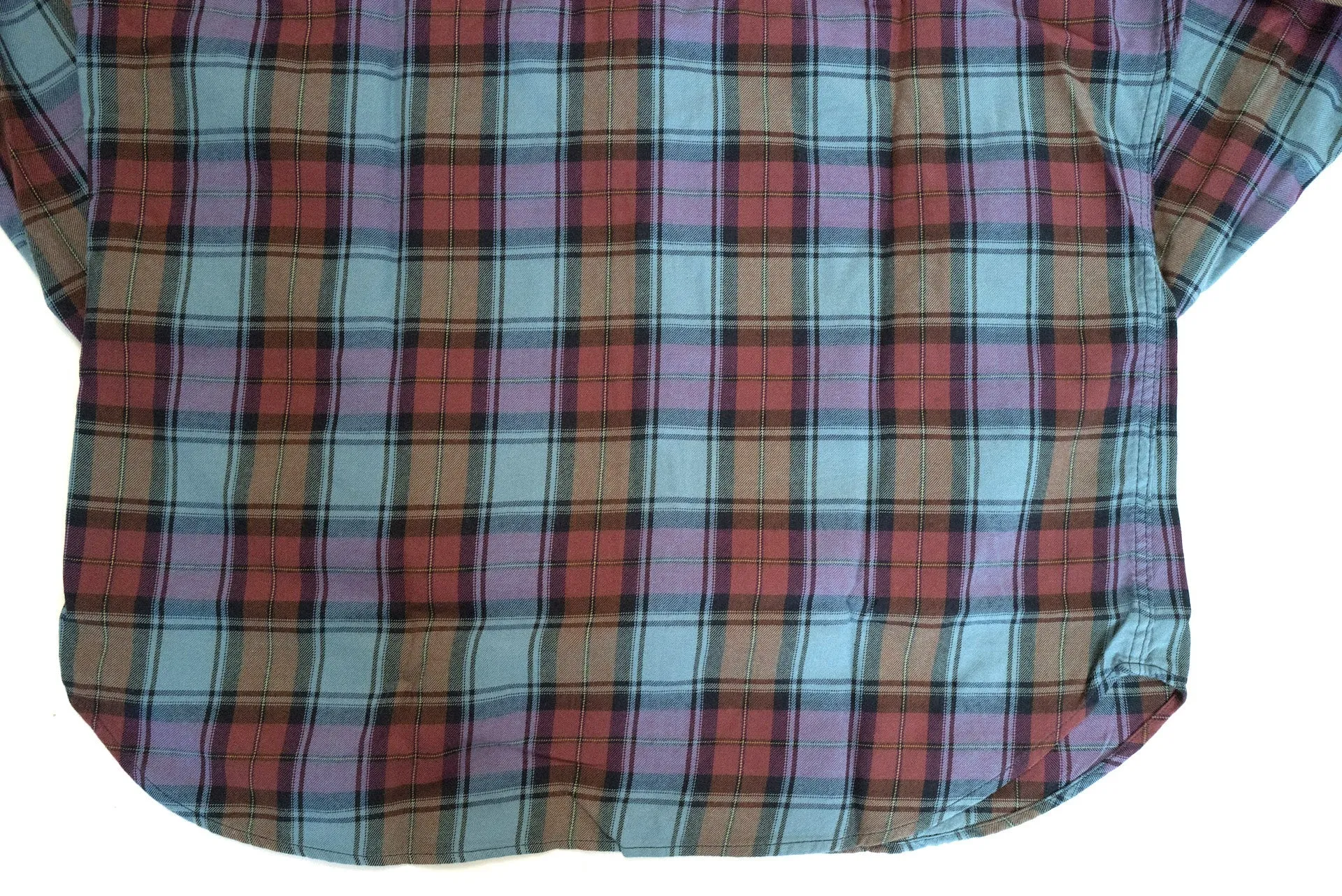 Stevenson Overall Co. 'Cody' Lightweight Plaid Western Shirt (Aurora)