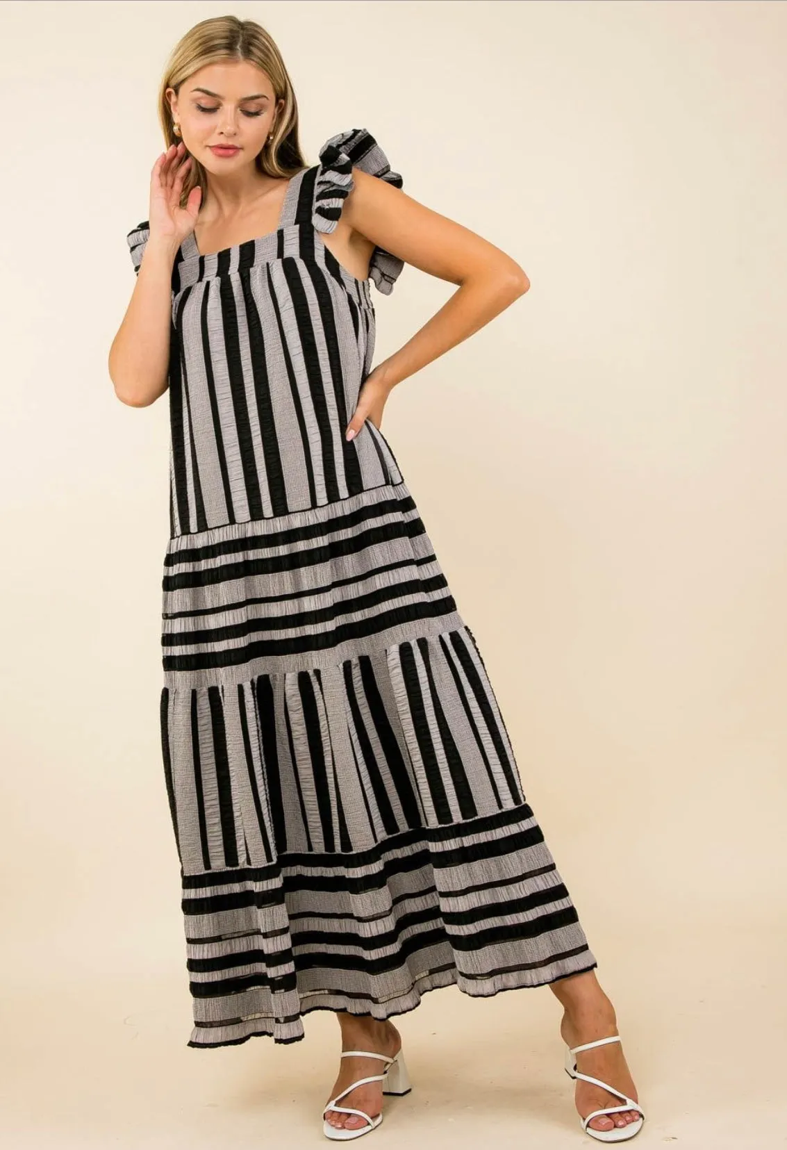 Striped Maxi Dress