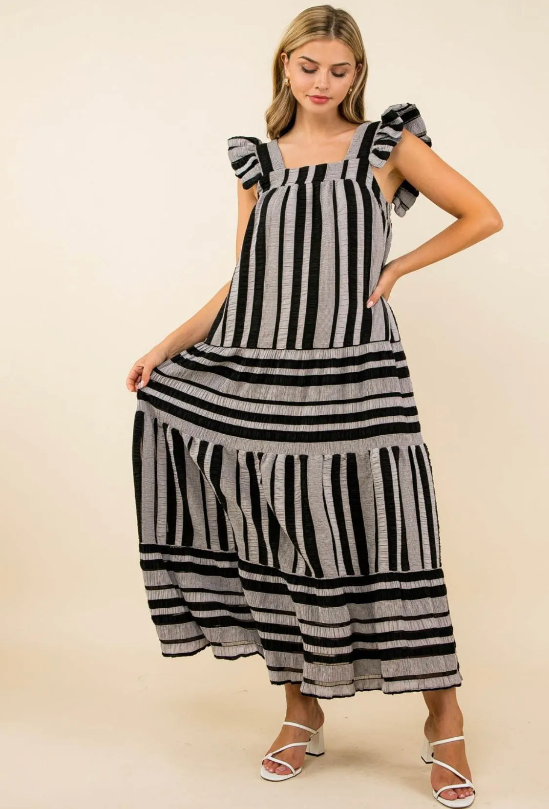 Striped Maxi Dress