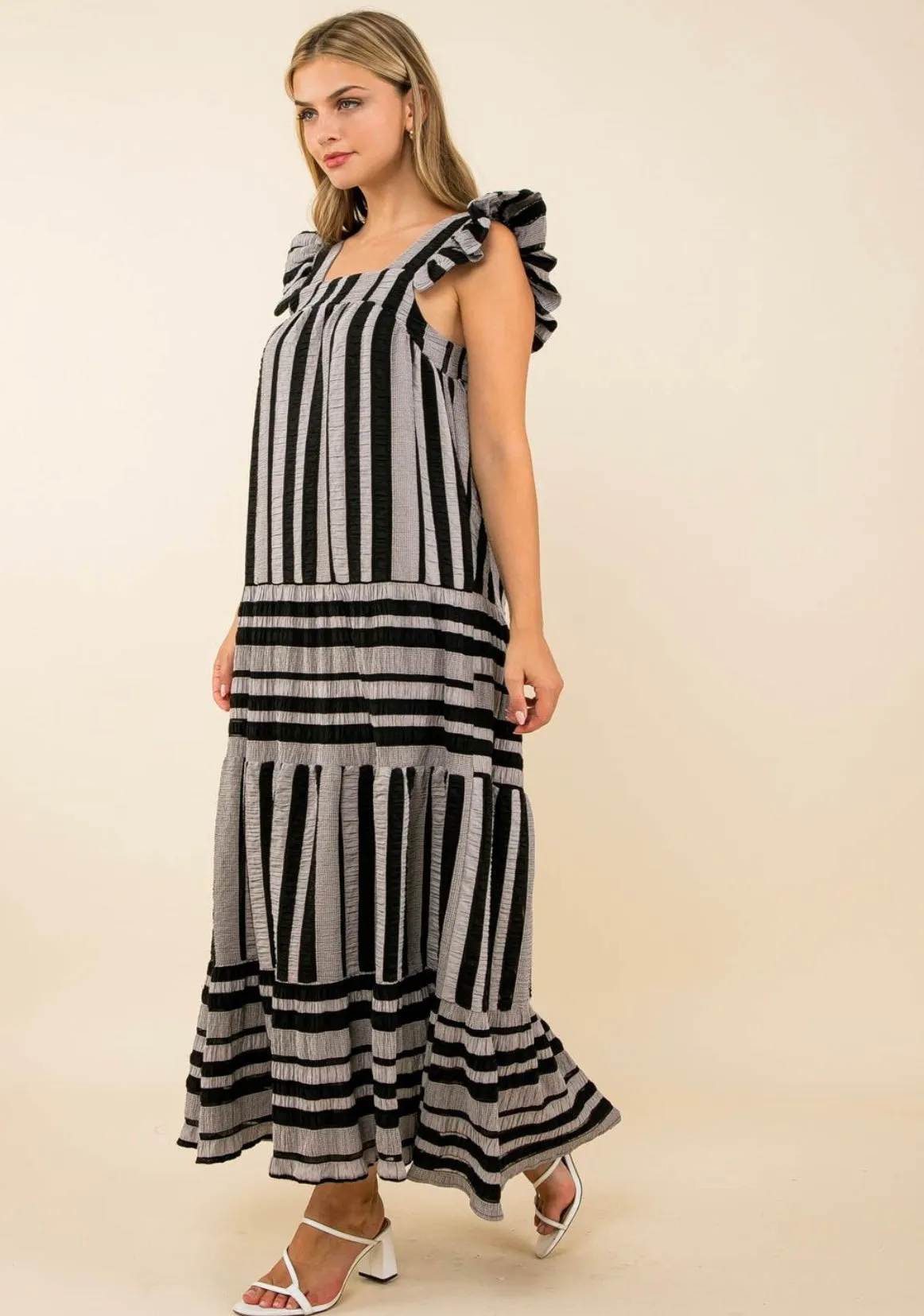Striped Maxi Dress