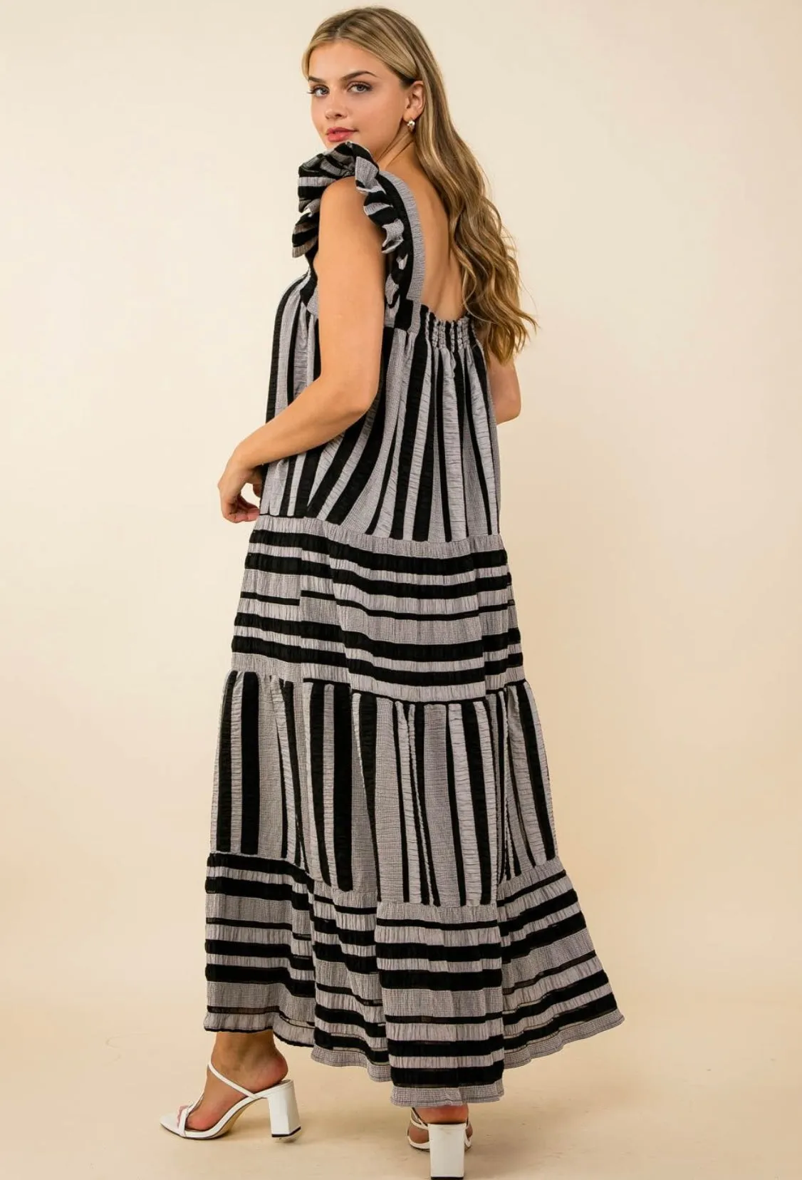 Striped Maxi Dress