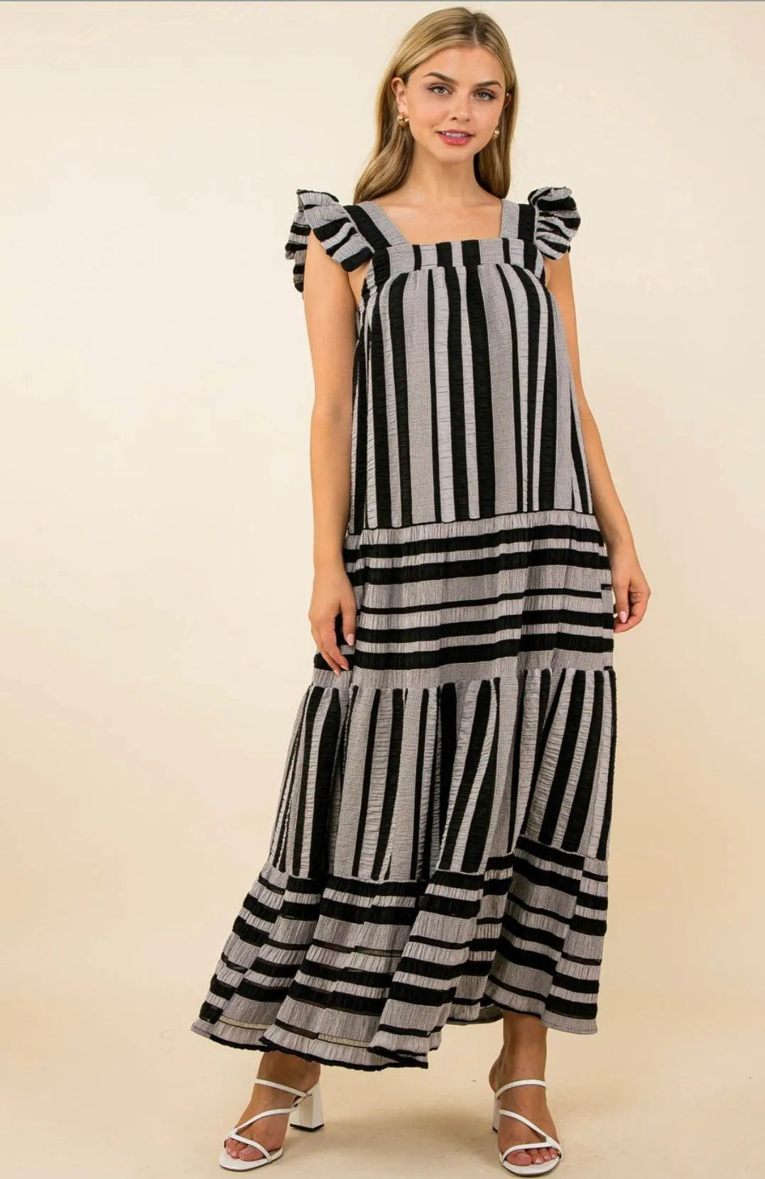 Striped Maxi Dress