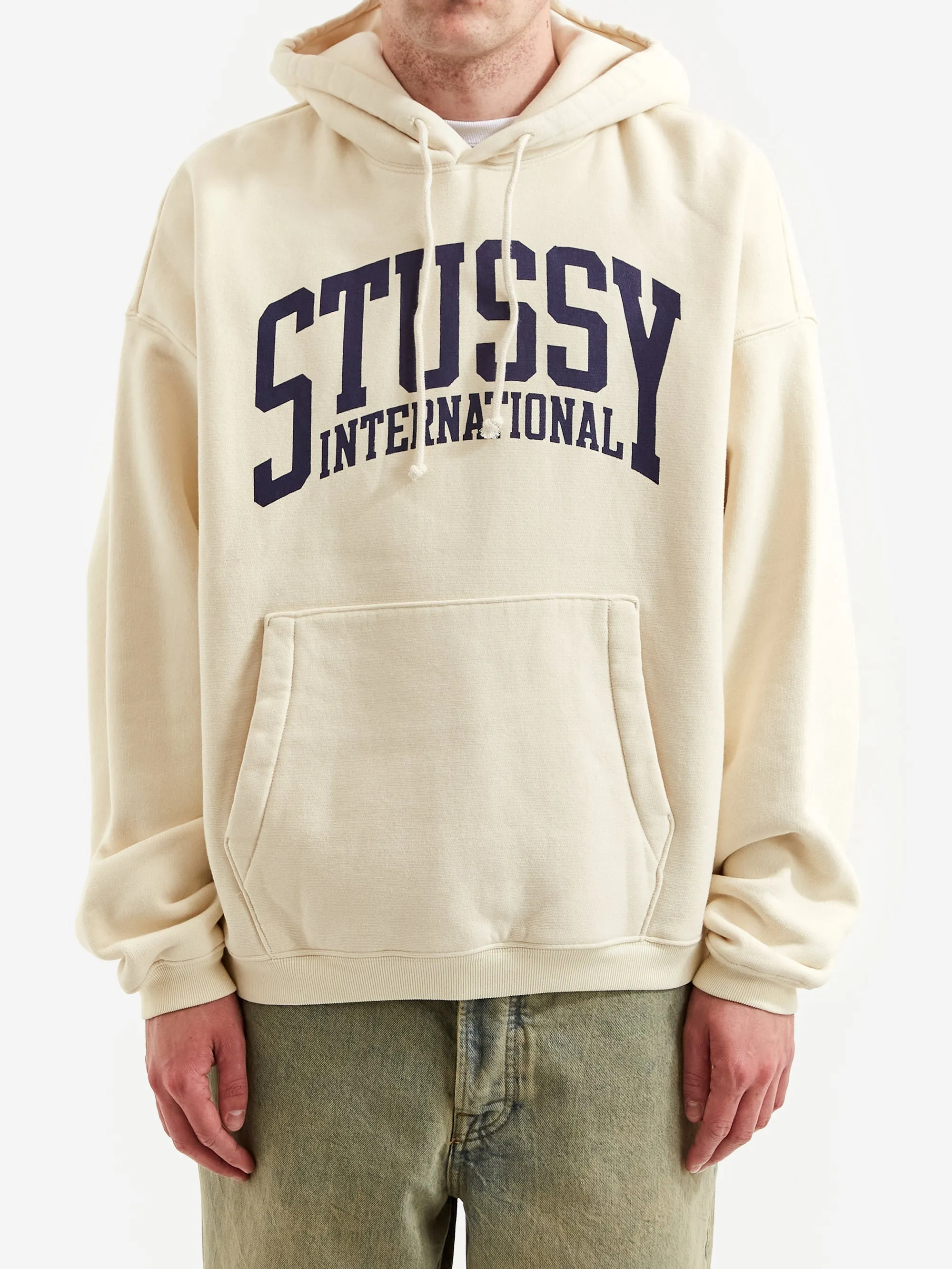 Stussy International Relaxed Hoodie - Ivory