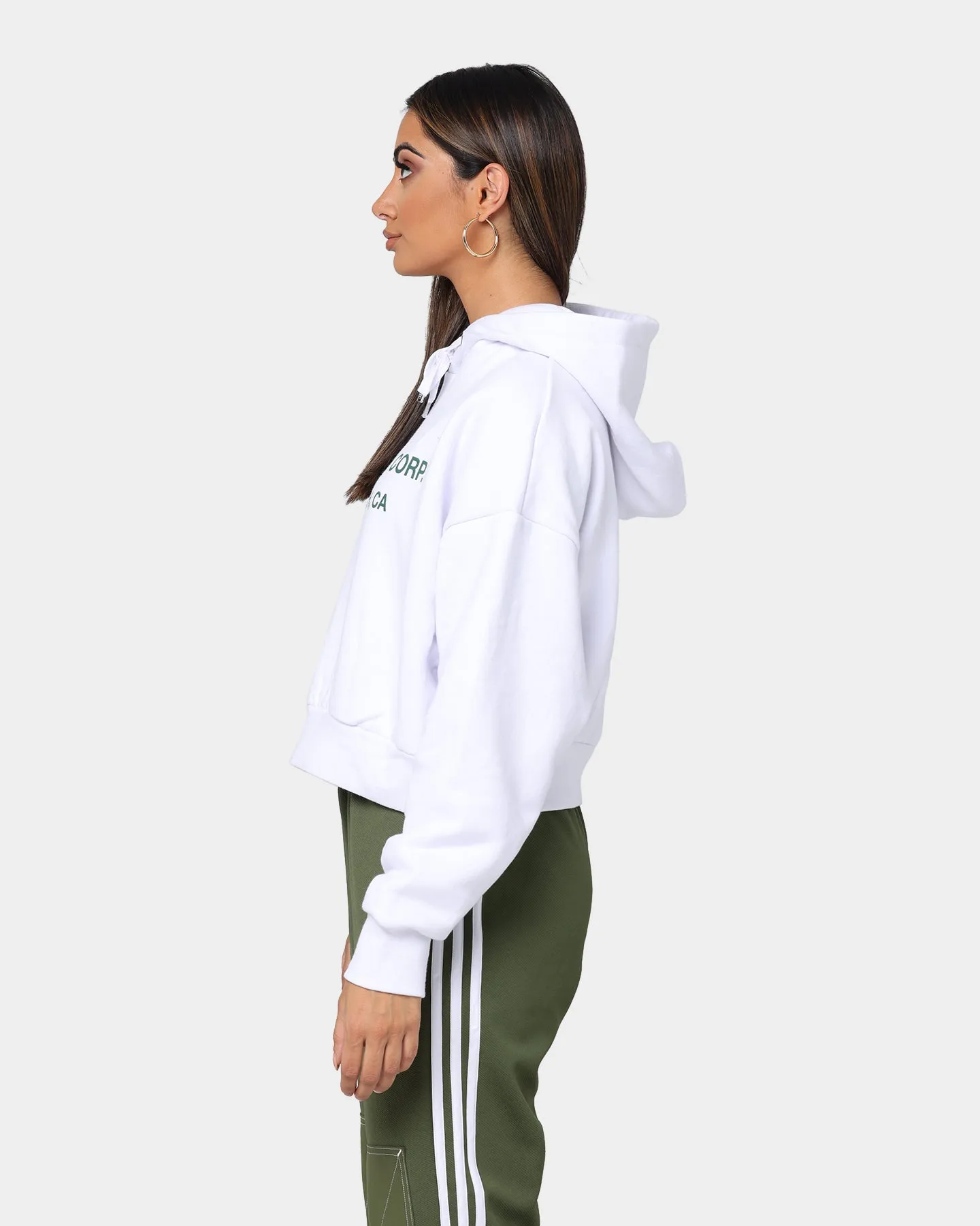 Stussy Women's Design Corp Hoodie White