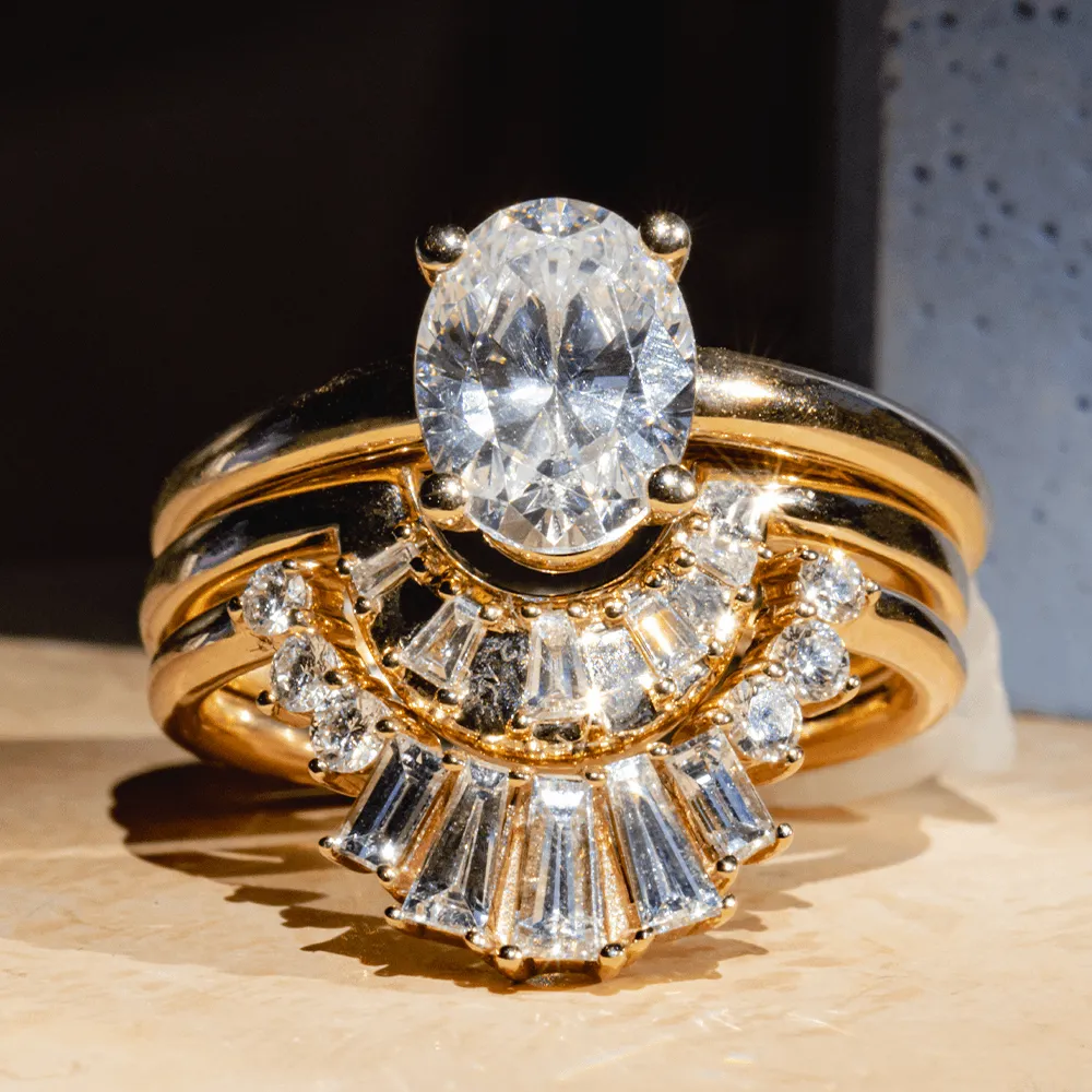 The Helene Oval Solitaire Engagement Ring