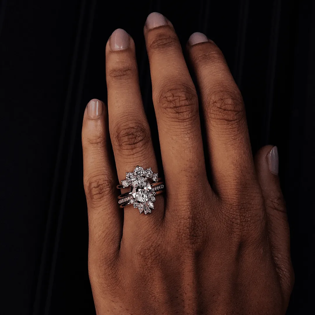 The Helene Oval Solitaire Engagement Ring