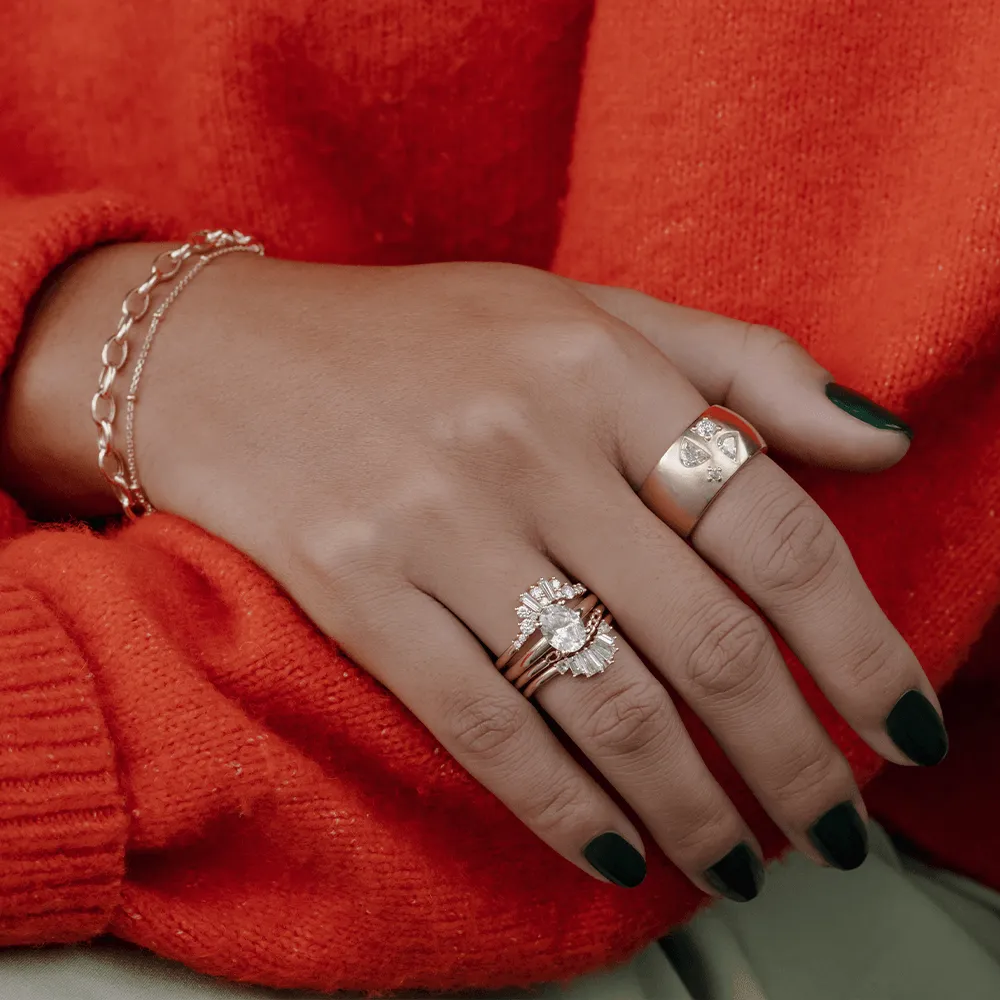 The Helene Oval Solitaire Engagement Ring