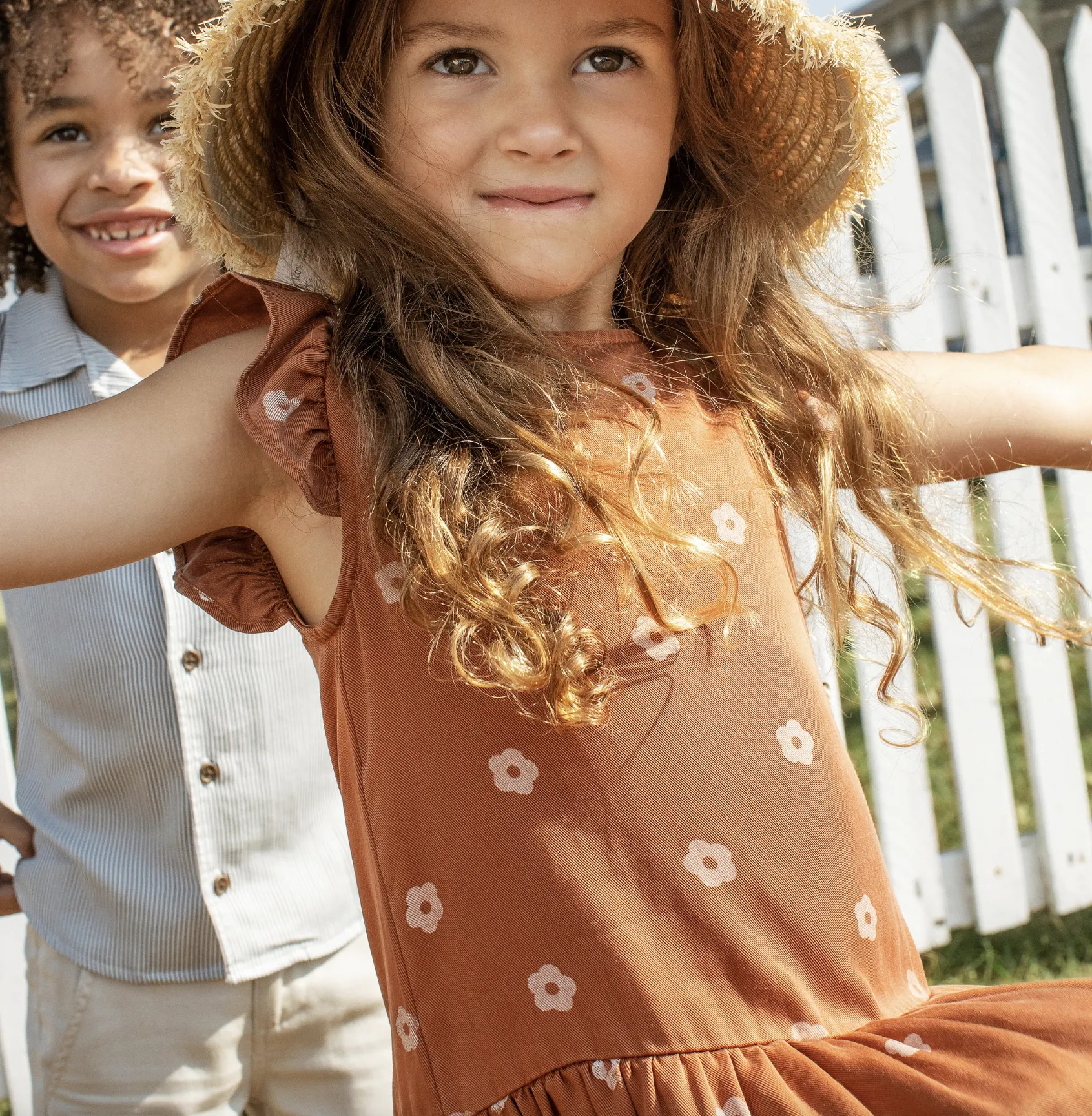 The Retro Bloom Sleeveless Dress - KIDS