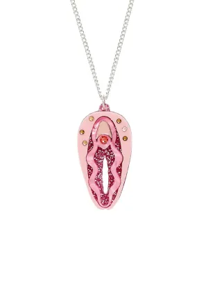 Vulva Necklace - Pink