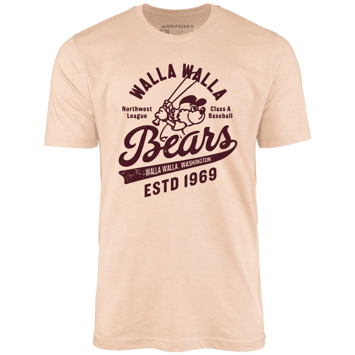 Walla Walla Bears - Washington - Vintage Defunct Baseball Teams - Unisex T-Shirt