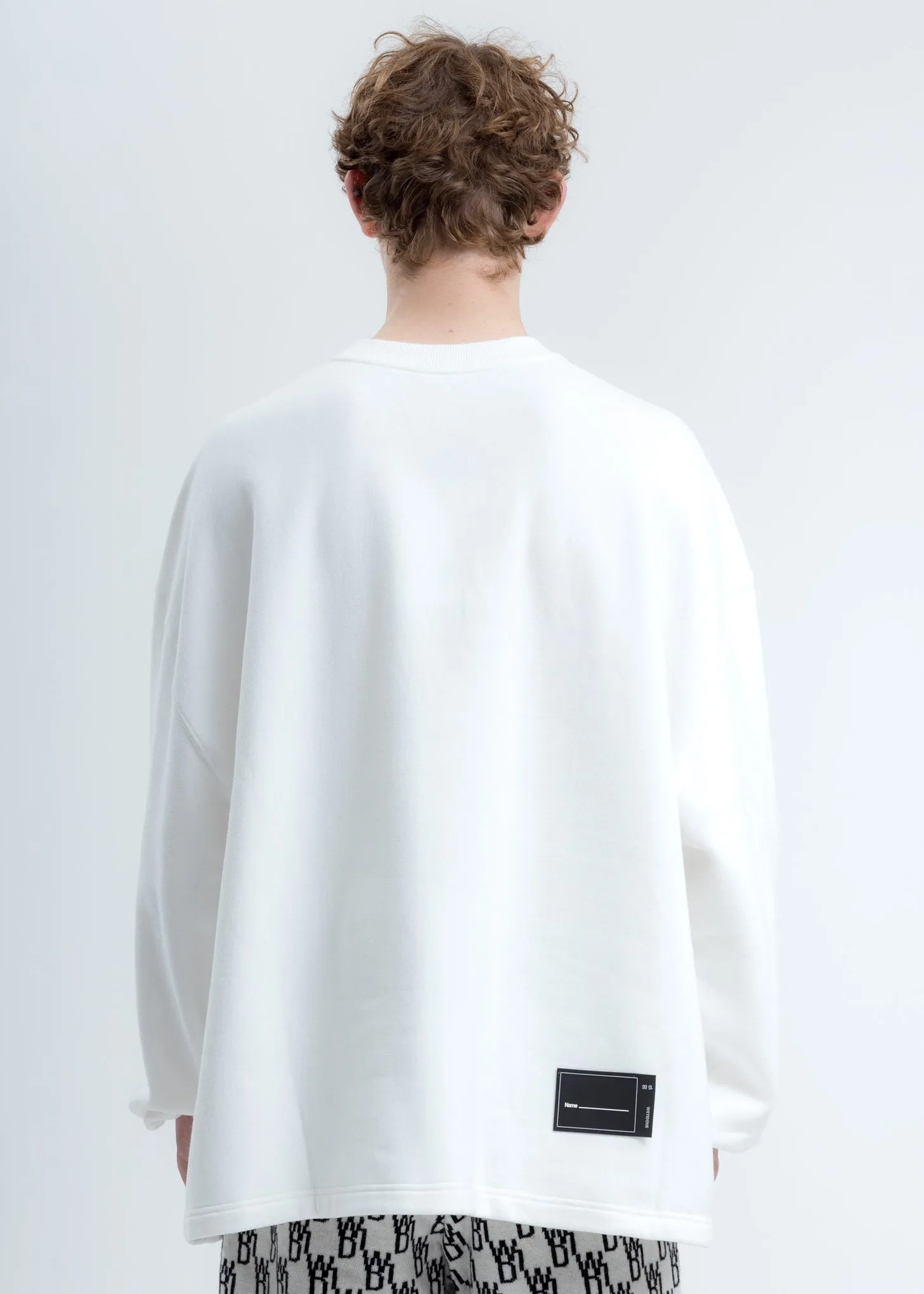 White Multi Logo Sweatshirt
