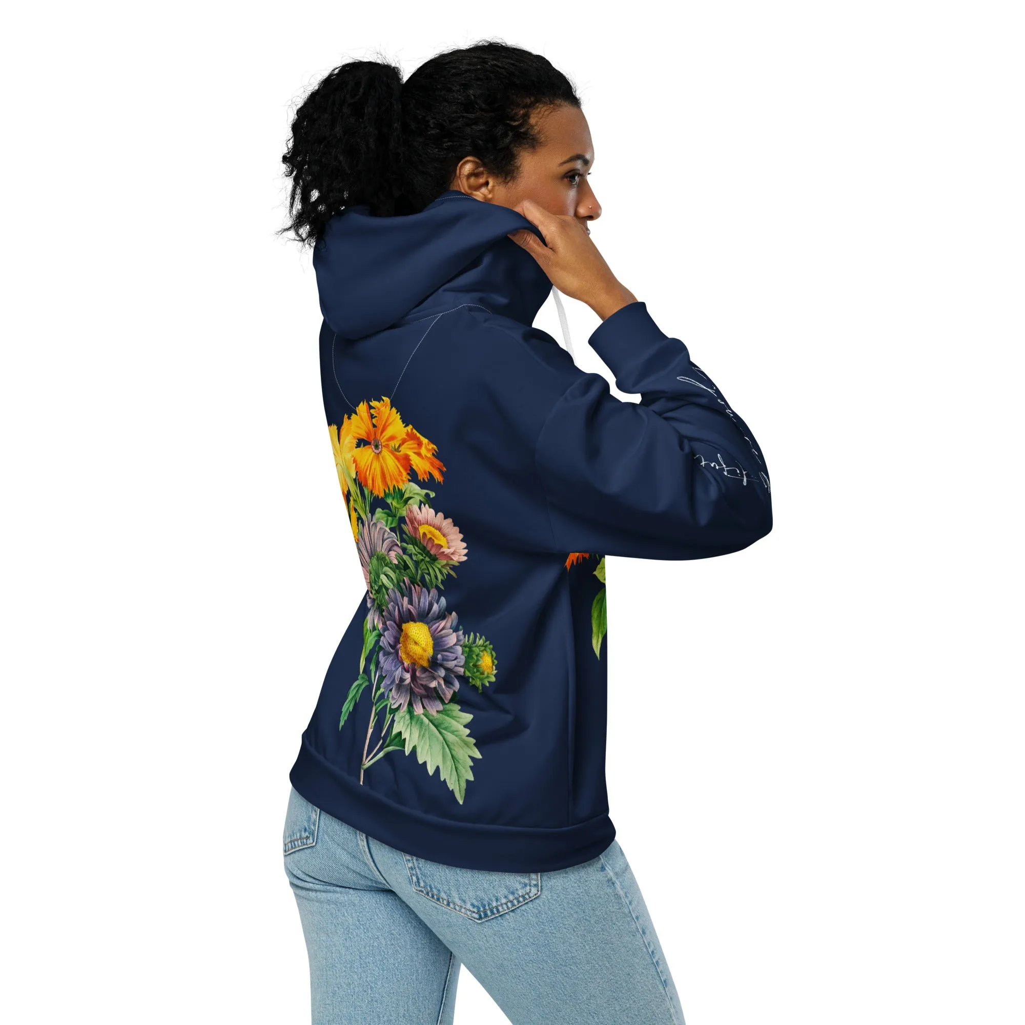 Yellow and Navy zip hoodie