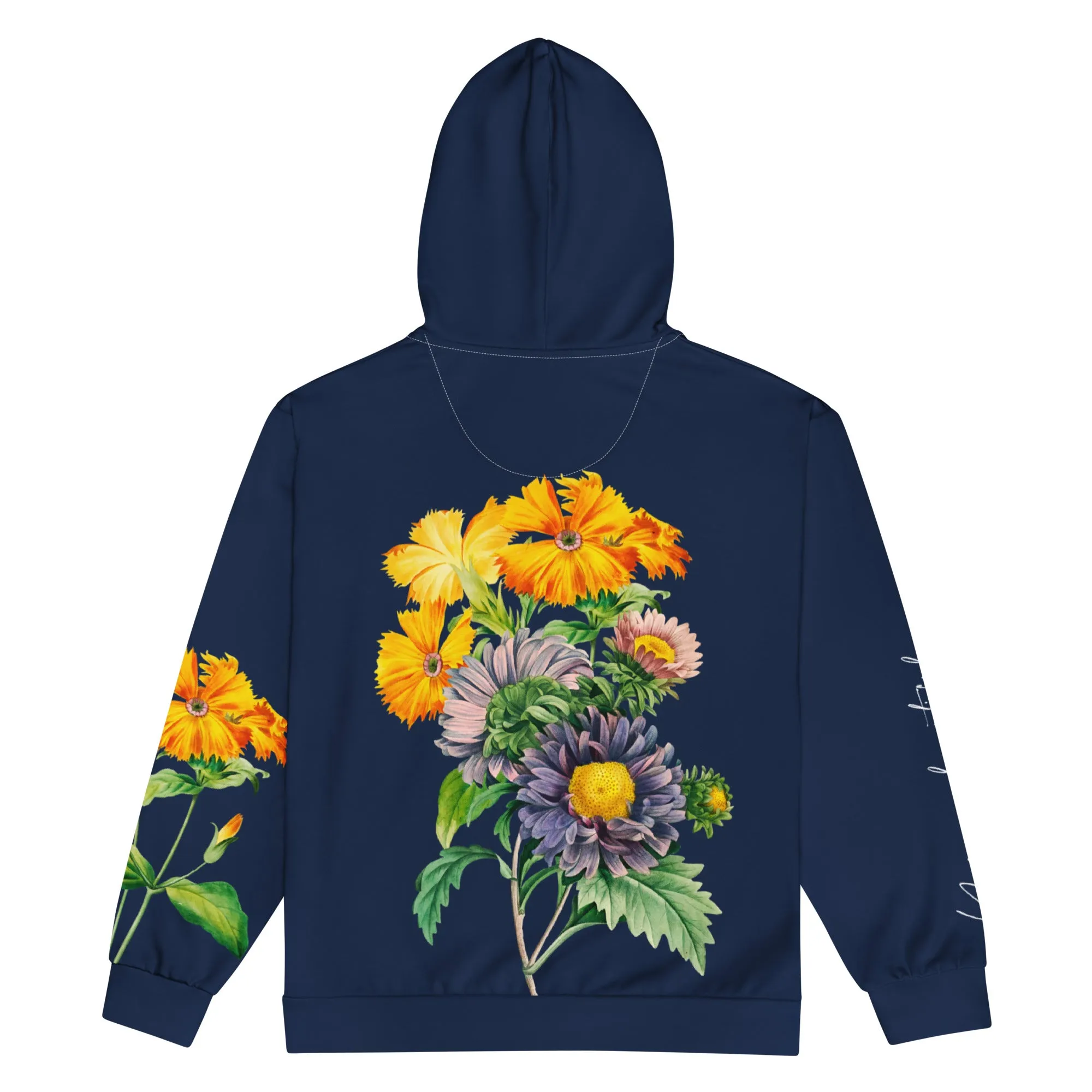 Yellow and Navy zip hoodie